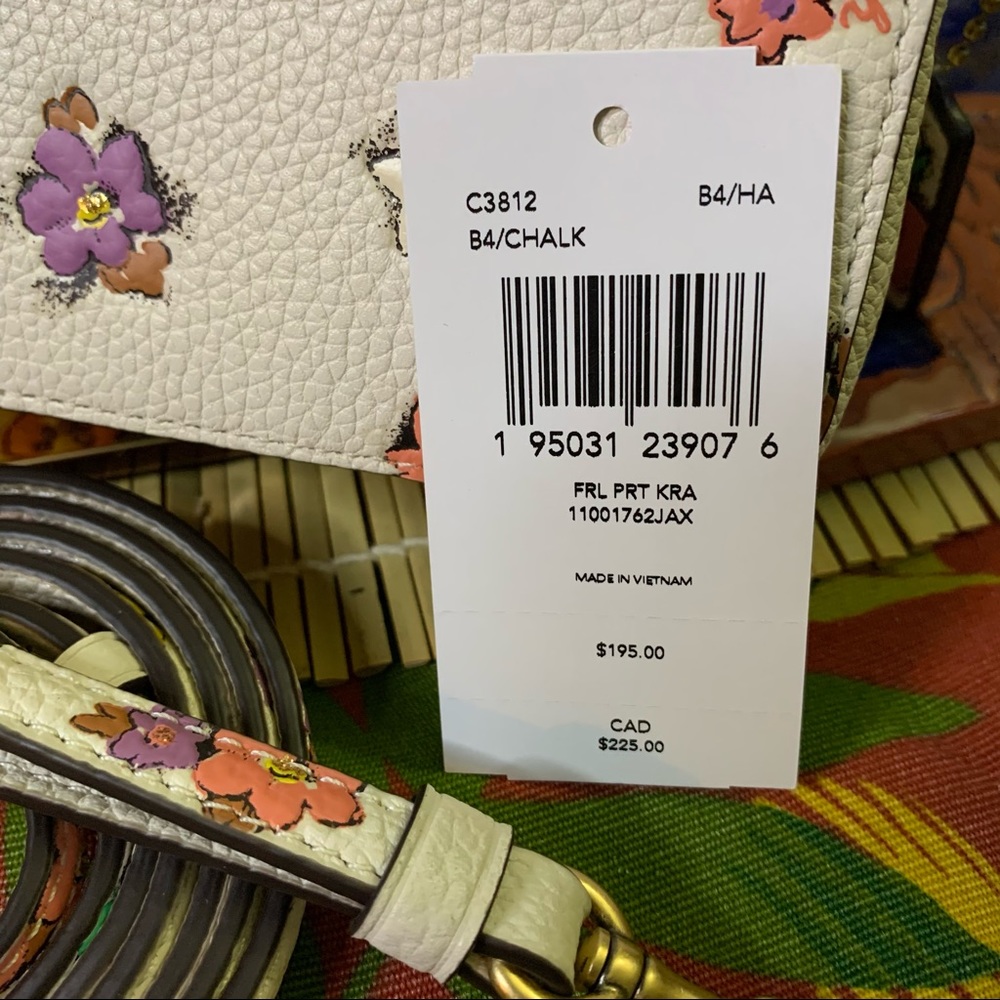 COACH Floral Kira Print Crossbody Wristlet - Picture 13 of 15